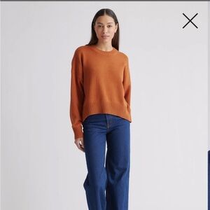 100% Organic Cotton Boyfriend Crew Sweater